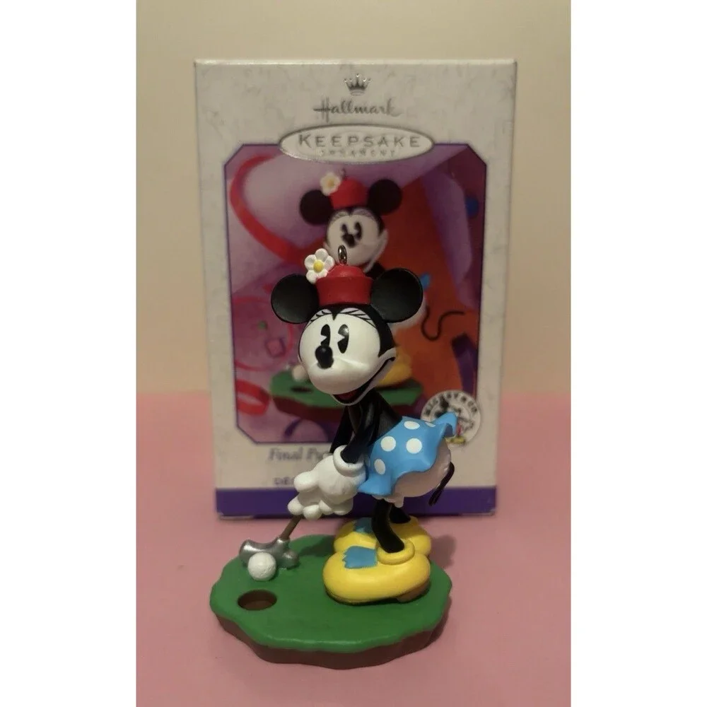 Vintage Hallmark Keepsake Ornament Final Putt Minnie Mouse Mickey & Co. 1999